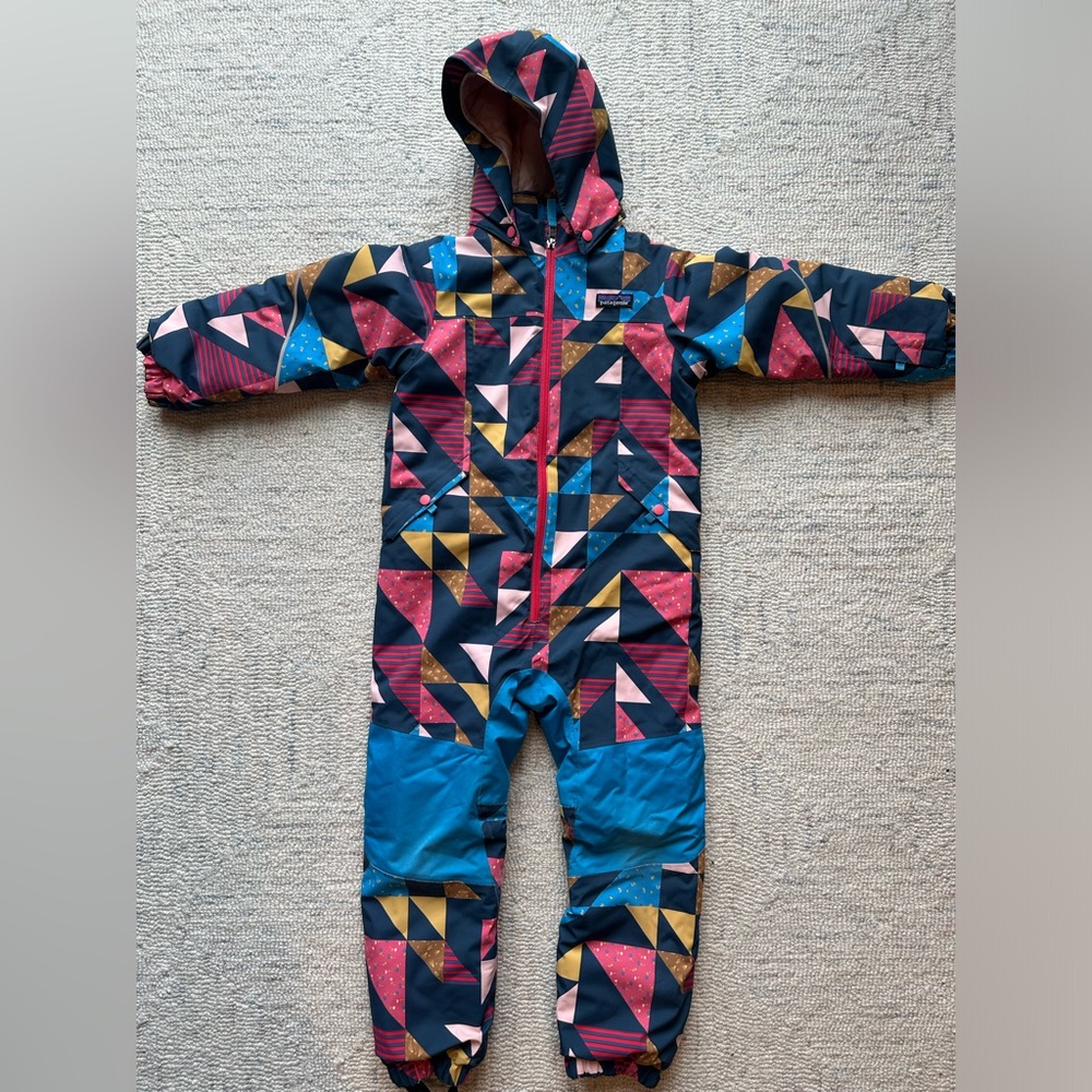 Patagonia Toddler girls Snow Pile one-piece snowsuit